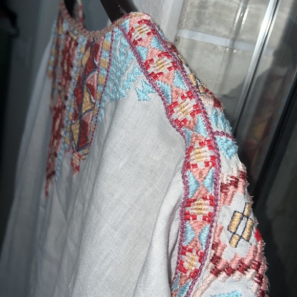 Johnny Was XL linen dress - Picture 11 of 12